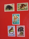 PAPUA NOUA GUINEE, FAUNA - SERIE COMPLETĂ MNH