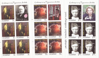 ARTISTI ROMANI CONTEMPORANI,Lp 2193 minicoli,2018,MNH,ROMANIA foto