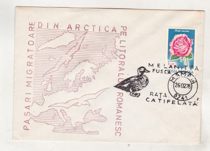 bnk fil Plic ocazional Pasari migratoare din Arctica - Mamaia 1978