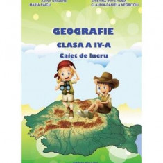 Geografie. Clasa a IV-a. Caiet de lucru - Paperback brosat - Adina Grigore - Ars Libri