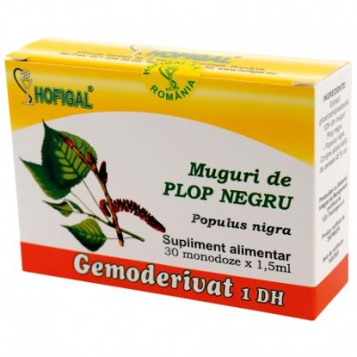 Gemoderivat Muguri Plop Negru Hofigal 30mdz foto