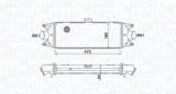 Radiator intercooler Iveco Daily III, Daily III Sasiu, Daily IV, Daily IV Sasiu, Daily V Sasiu Motor ., 26L11, 29 L 10 (ALJAV1A1, ALJA41AA,