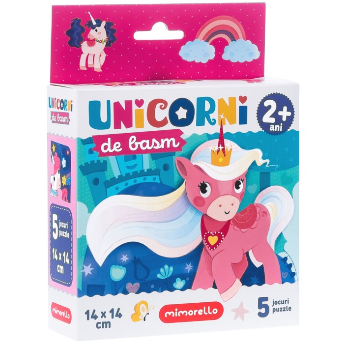 Joc educativ, Puzzle Mimorello, Unicorni de basm, 20 de piese