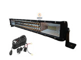 55cm 324w Set Proiector Led Bar Armax Drept 12v - 24v + Kit Cablaj cu Buton, Universal