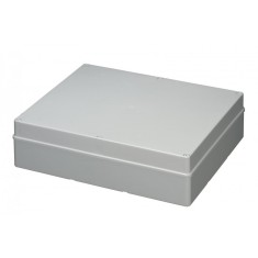 Doza aplicata patrata 460x380x120mm IP56 pentru distributie jonctiune ABS rezistenta UV fara presetupe margini netede