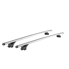 Bare transversale Green Valley Easy One Quick Aluminiu pentru SSANGYONG Tivoli Suv 2015-2023, cu prindere pe bare longitudinale integrate