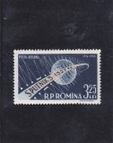 ROMANIA 1958 - AL III-LEA SATELIT ARTIFICIAL SPUTNIK 3 LP 460 MNH., Spatiu, Nestampilat