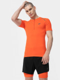 Tricou de alergare pe teren slim fără cusături pentru bărbați, 4F Sportswear