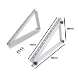 Set suporti tip triunghi pentru prindere panouri solare fotovoltaice 200W cu unghi reglabil Breckner Germany