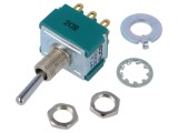 Comutator basculant 3PDT ON-ON 3A/250VAC 4A/28VDC