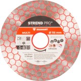 Disc diamantat Strend Pro Premium, 115 mm, hexagonal, taiere/slefuire, Multi
