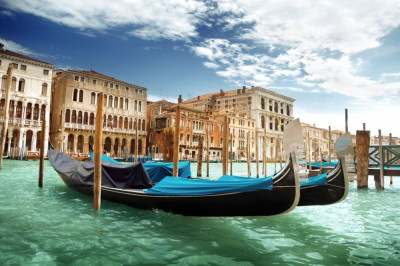 Fototapet de perete autoadeziv si lavabil Grand Canale Venetia, 250 x 150 cm foto