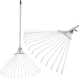 Grebla pentru frunze Strend Pro R116-85, 15 lamele, tip evantai, 850 g, maner metalic