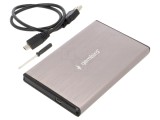 Carcasă HDD 2.5" USB 3.0 Aluminiu Gri