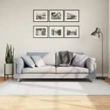vidaXL Covor &bdquo;OVIEDO&rdquo;, fire scurte, gri, 140x200 cm