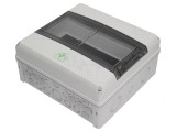 Carcasă pentru aparatură modulară IP65 gri - 12 moduri