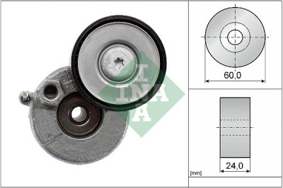 INA 534 0728 10 Intinzator curea, curea distributie foto