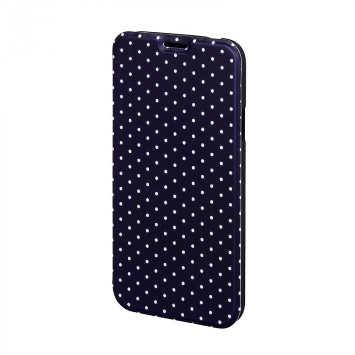 Husa Booklet Lumi Dots Samsung Galaxy S5 Hama, Negru/Alb