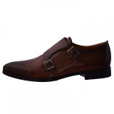 Pantofi eleganti barbati, din piele naturala, Gino Rossi, MPV506-W09-16-32, coniac, 44, 45
