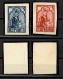 ROMANIA 1922 lot doua eseuri rare Regina Maria - incoronarea de la Alba Iulia