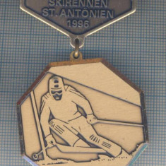 AZ 224 MEDALIE SPORTIVA-CONCURS DE SCHI(SKI)-SKIRENNEN-ST. ANTONIEN 1996 ELVETIA