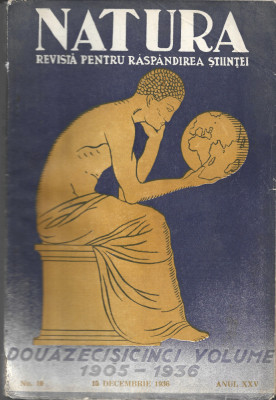 Revista NATURA no. 10 1936 Numar Aniversar foto