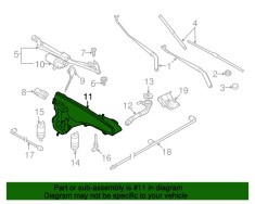 Rezervor spalator parbriz Bmw X6 (F16), 01.2014-12.2019, Fara pompa spalator parbriz, fara sistem spalare far,Cu senzor nivel lichid,Cu gaura pentru