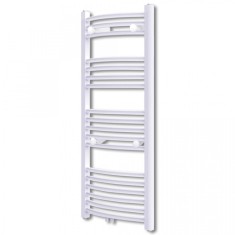 Radiator port-prosop &icirc;ncălzire centrală baie, curbat, 500 x 1160 mm