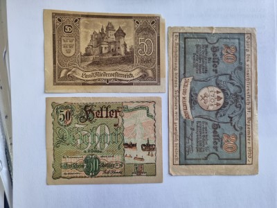 notgeld austria 3v. diferite foto