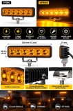 Cumpara ieftin Proiector LED Galben 2800k 12-24V, 6 LED, 15x4 cm,