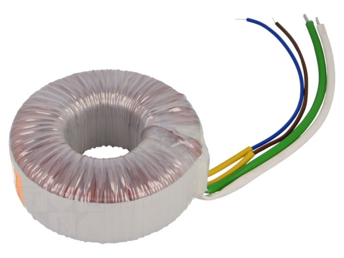 Transformator Toroidal 200VA 230V 18V 11.1A Cabluri
