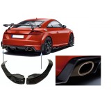 2X NEW ORIGINAL CARBON SPOILER CAPS AUDI TT SPORT 8S0088541 8S0088542