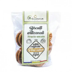 Biscuiti artizanali curmale&stafide f.zahar 150gr