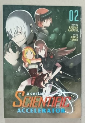 A CERTAIN SCIENTIFIC ACCELERATOR by KAZUMA KAMACHI , art by ARATA YAMAJI , no. 02 , BENZI DESENATE , 2014 foto