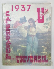 CALENDARUL UNIVERSUL, ANUL 1937 foto