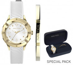 Ceas Dama NAUTICA CAPRI (watch + fashion jewel bracelet, gift set) NAPCPR007 foto