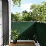 vidaXL Paravan de balcon verde &icirc;nchis 120x800 cm 100% poliester oxford 4000271