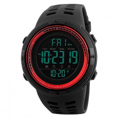 Ceas Sport SKMEI 1251 Countdown DUAL TIME WR50M Subacvatic alarma calendar CADOU foto