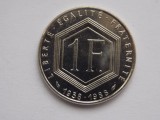 1 FRANC 1988 FRANTA-COMEMORATIVA-AUNC, Europa