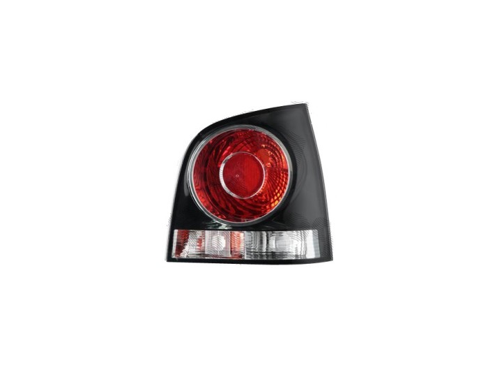 Stop spate, lampa Volkswagen Polo (9n3), 04.2005-08.2009, model tuning, montare spate, dreapta, cu lampa ceata spate; P21/4W+P21W+PY21W+R5W; negru; f
