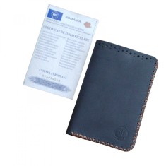 Portofel barbati din piele naturala, Jack L, Negru