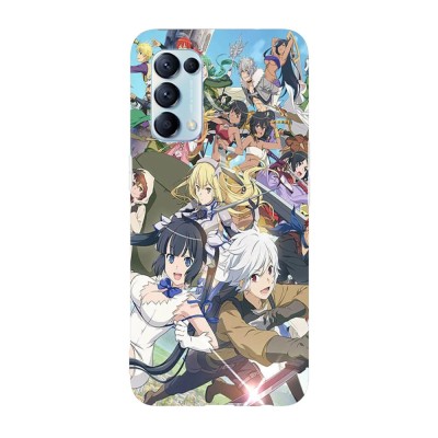 Husa compatibila cu Oppo A96, Viceversa, model DanMachi Team, Silicon, TPU foto