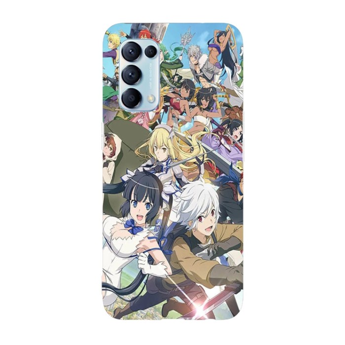 Husa compatibila cu Oppo A96, Viceversa, model DanMachi Team, Silicon, TPU