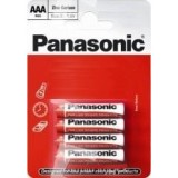 Panasonic baterii r03 aaa zinc carbon 4 buc la blister