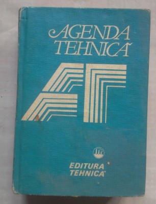 (C427) AGENDA TEHNICA foto