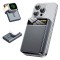 Baterie Externa 3 in 1 10000mAh, Magsafe, Incarcare Rapida 20W, Wireless Magnetica 15W, LED, Compatibil iOS Android, Power Bank Portabil, Gri