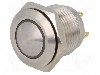 Intrerupator anti-vandalism, OFF-(ON), &Oslash;16mm, ONPOW, GQ16B-10E/J/Y/24V/S