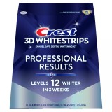 Set 20x Benzi Albirea Dintilor, Crest, 3D White, Professional Results, 10% Concentratie, Tratament 20 zile, 30 min, Nivel Albire 12