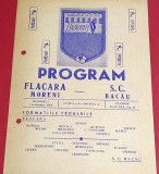 Program meci fotbal FLACARA MORENI - SC BACAU (02.10.1988)