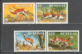 Senegal.1986 Protejarea naturii:Animale-Gazele MS.196, Nestampilat